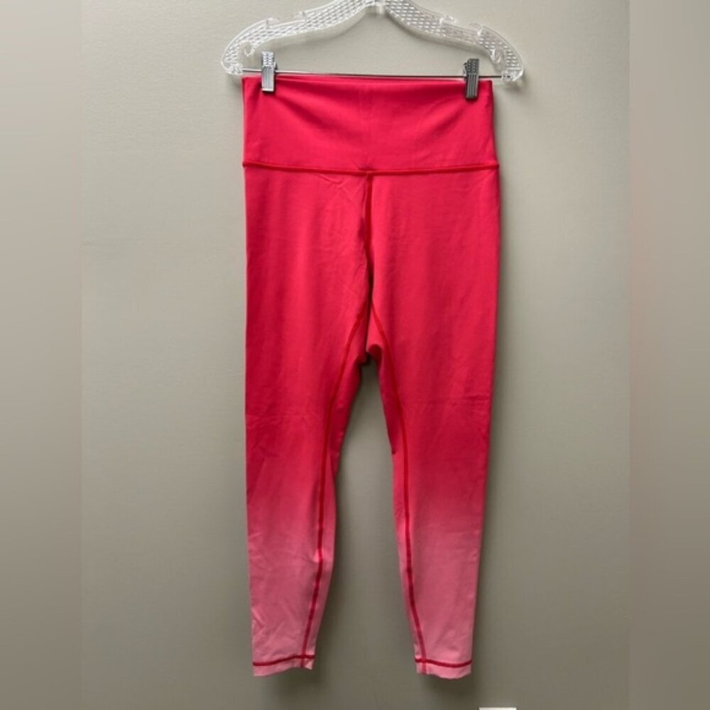Lululemon Wunder Under Hi-Rise Ombré Fuchsia Pink Leggings